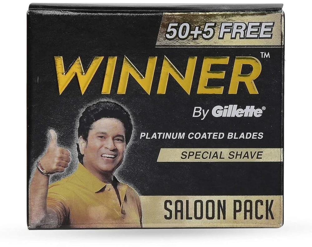 Gillette Winner Platinum skustuvo peiliukai, 55 vnt.