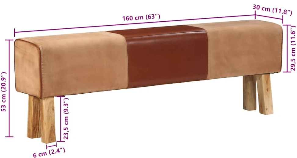 Gimnastikos arklys, rudos spalvos, 160cm, tikra oda ir akacija
