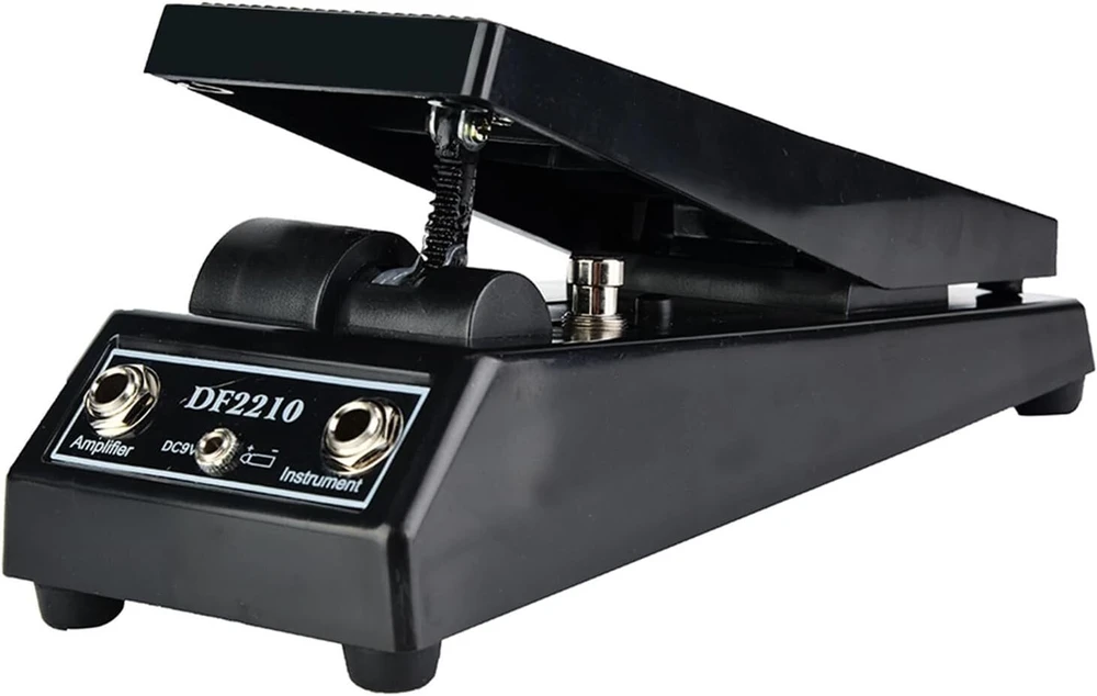 Gitaros stereo garsumo wah wah pedalas, lwah pedalas gitaros pedalas, pedalas wah pedalas, juodas, 9,5 x 3,7 x 2,8 colio df2210 classic wahwah pedalas