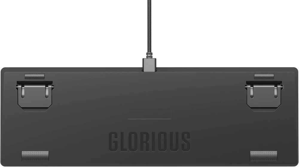 Klaviatūra Glorious Gaming Gmmk 2 Compact 65% Barebones (tik rėmas) - mechaninės žaidimų klaviatūros skeletas, Compact Tkl (65%), aliuminis, pritaikoma, Rgb, Amerikietiškas/ansi išdėstymas - juoda