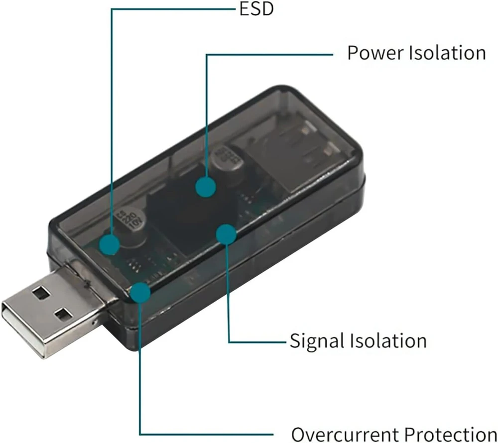 Gokelomg Adum3160 Skaitmeninis Signalas Garso Izoliatorius Usb į Usb Skaitmeninis Izoliatorius Adum3160 Signalas Garso Maitinimo Izoliatorius