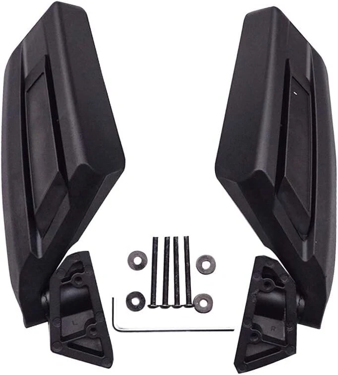 Goofit galinio vaizdo veidrodėlis motociklo vairui 44 mm universalus 2 vnt. Pakeitimas Utv Rzr Maverick x3 2017 2018 Atv Quad Juodas