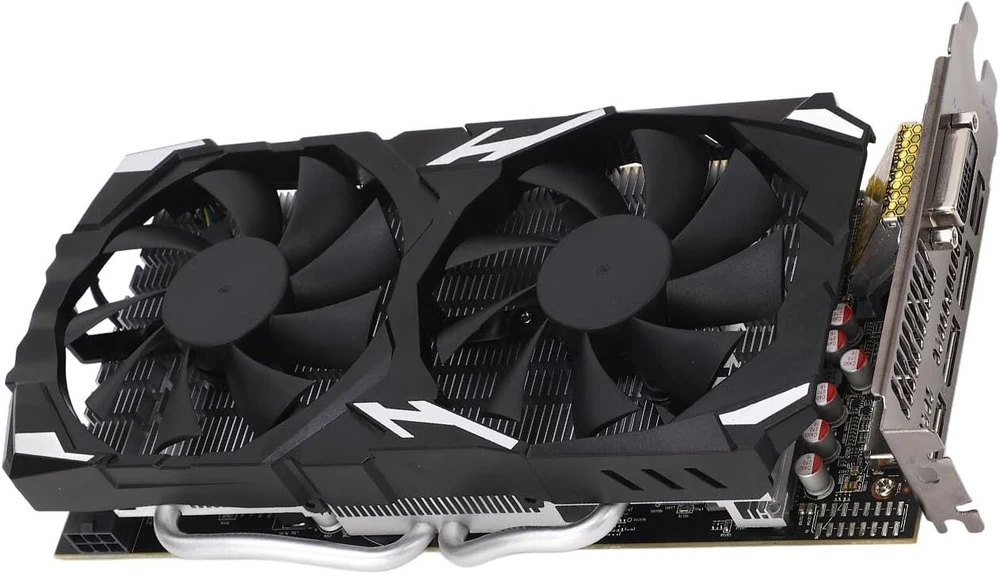 Goshyda Rx 580 vaizdo plokštė 8 gb gddr5 256bit 3x dp hdmi dvi išvestis, palaikanti 8k 16 pci express 3.0 2 ventiliatorių žaidimų vaizdo plokštę namų biurui