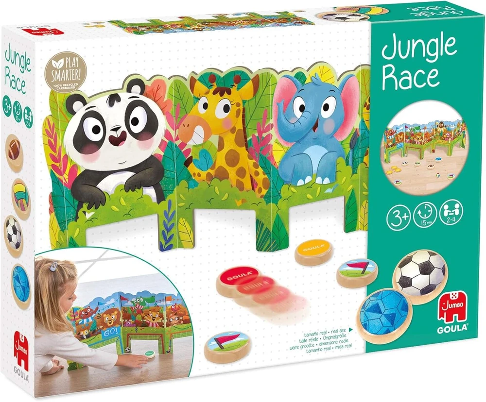Goula Jungle Race žaidimas nuo 3 metų - žaidimai nuo 3 metų - 2-4 žaidėjai