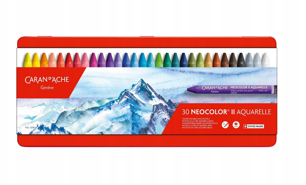 Grand Pastelės Caran D'ache Neocolor Ii 30 spalvų