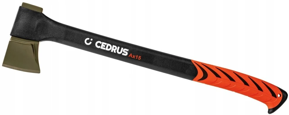 Grandininis pjūklas Cedrus c-tools ax15 skaldymo kirvis malkoms, 1300 g