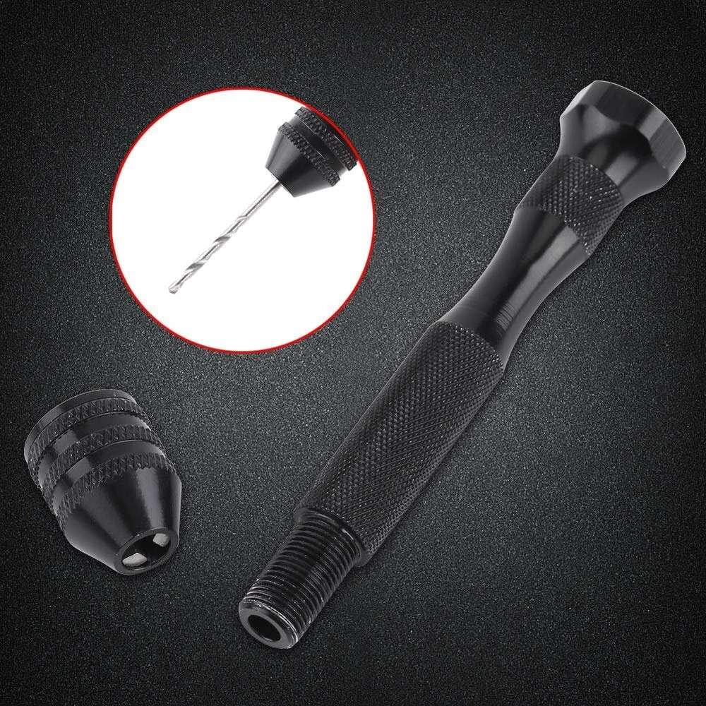 Grąžtų rinkinys, 0,3–3,6 mm griebimo diapazono grąžto griebtuvas rankinis grąžtas su 25 Hss grąžtais medžio gręžimo įrankis tikslus rankinis grąžtas menui, amatams, papuošalų kabinimui ar suvenyrams