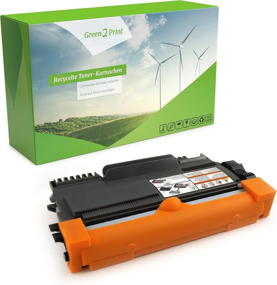 Green2print juodas toneris 2600 puslapių, pakeičia Brother Tn-2220 tonerio kasetę, skirtą Brother Dcp7060d, Dcp7065dn, Dcp7070dw, Fax2840, Fax2845, Fax2940, Hl2240d, Hl2240, Hl2250dn, Hl2270dw, Mfc7360n, M