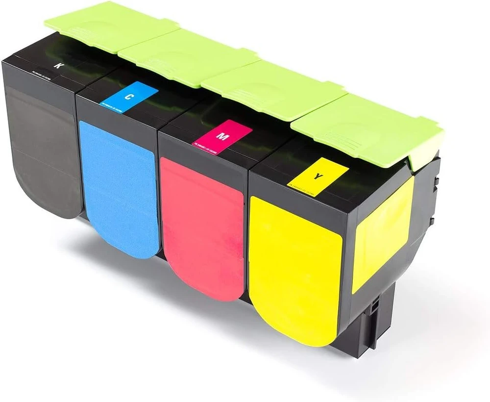 Green2print tonerio rinkinys, 4 kasetės, 4 x 1000 puslapių, skirtas Lexmark Mc2325adw, Mc2325, Mc2425adw, Mc2425, Mc2535adwe, Mc2535, Mc2640adwe, Mc2640, C2325dw, C2325, C2425dw, C2425dw 425, C422535dw