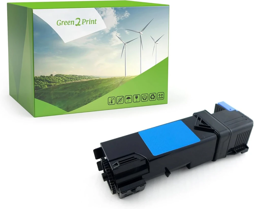 Green2print žydros spalvos toneris, 2500 puslapių, atitinka Xerox 106r01594, skirtas Xerox Phaser 6500n, 6500dn, Workcentre 6505n, 6505dn