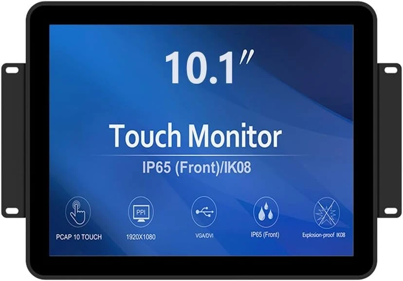 Greentouch 10.1" 10 taškų lietimui atsparus monitorius su atviru rėmu