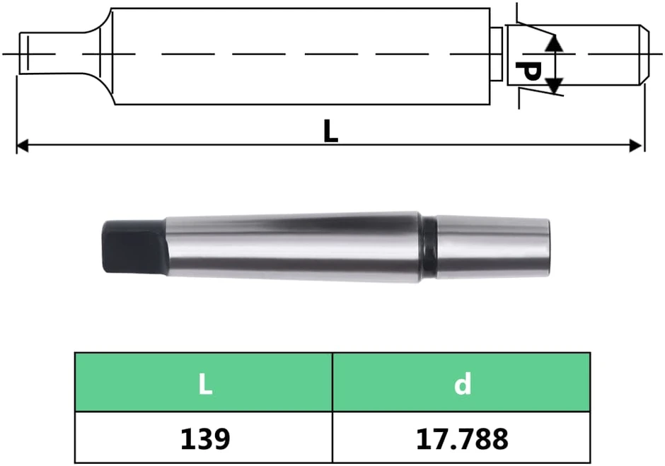 Greito atleidimo grąžto griebtuvas, MT3-B18 su 16mm suspaudimu 1-16B16
