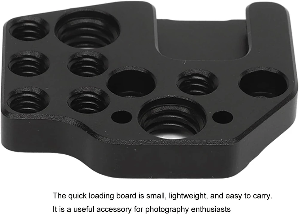 Greito atleidimo plokštelės stabilizatorius kameros narveliui Led hot shoe adapteris su 1/4" skylute 3/8" skylute, skirtas Ronin S Sc Rs2 Rs3 Rsc2