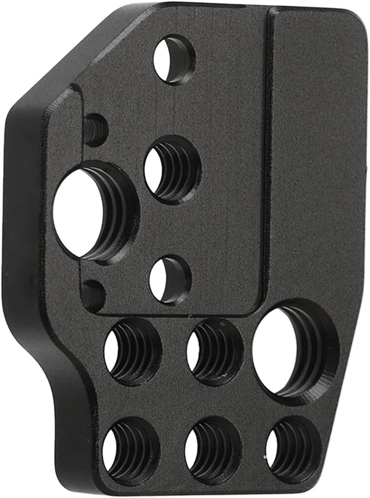 Greito atleidimo plokštelės stabilizatorius kameros narveliui Led hot shoe adapteris su 1/4" skylute 3/8" skylute, skirtas Ronin S Sc Rs2 Rs3 Rsc2