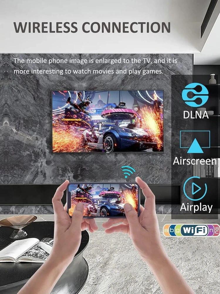 Vaizdo grotuvas Greva Android Tv Box 11.0, Android dėžutė 8gb Ram 64gb Rom Dual Band Wifi 2.4g/5.8g su Bt 4.0 Tv dėžutės palaikymu 3d 4k 6k 8k Usb 2.0 su nuotolinio valdymo pulteliu