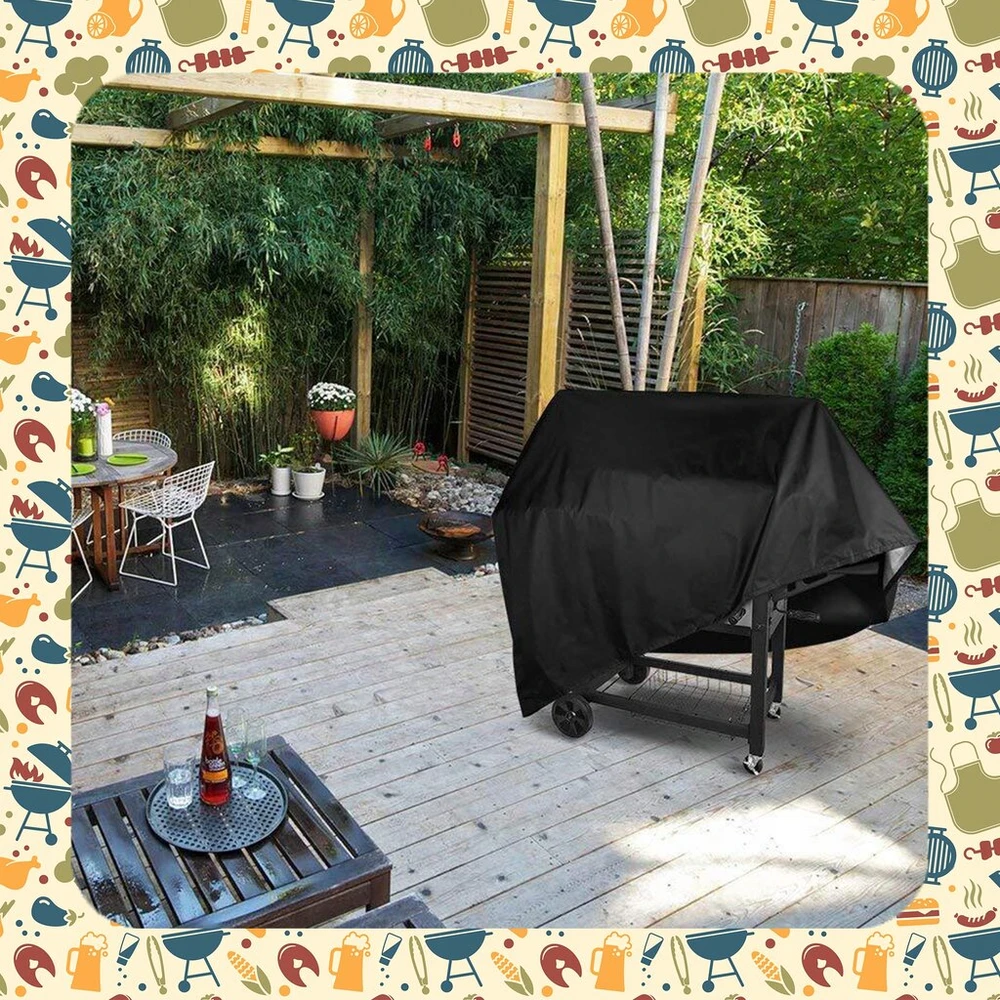 Grilio uždangalas Gas Garden Cover Large Atsparus vandeniui 145x117x61+ dėklas