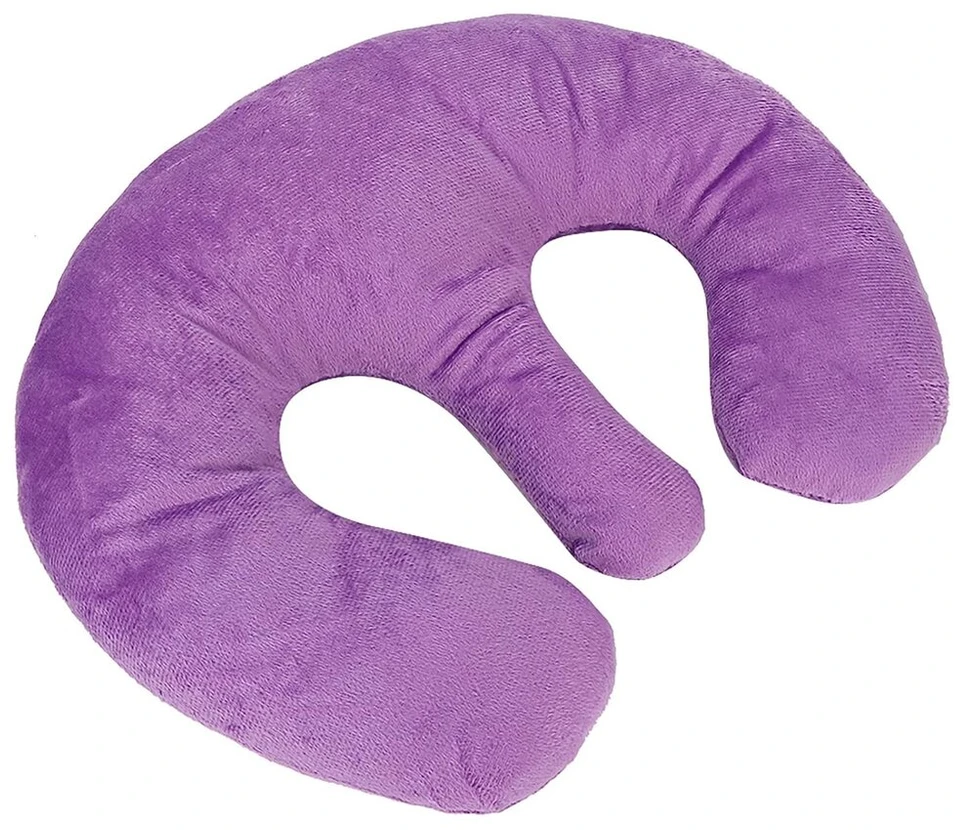 Grožio salono krūtinės pagalvė, spa masažo krūtinės salono krūtų atramos pagalvė, grožio linkusi pagalvė violetinė (violetinė)