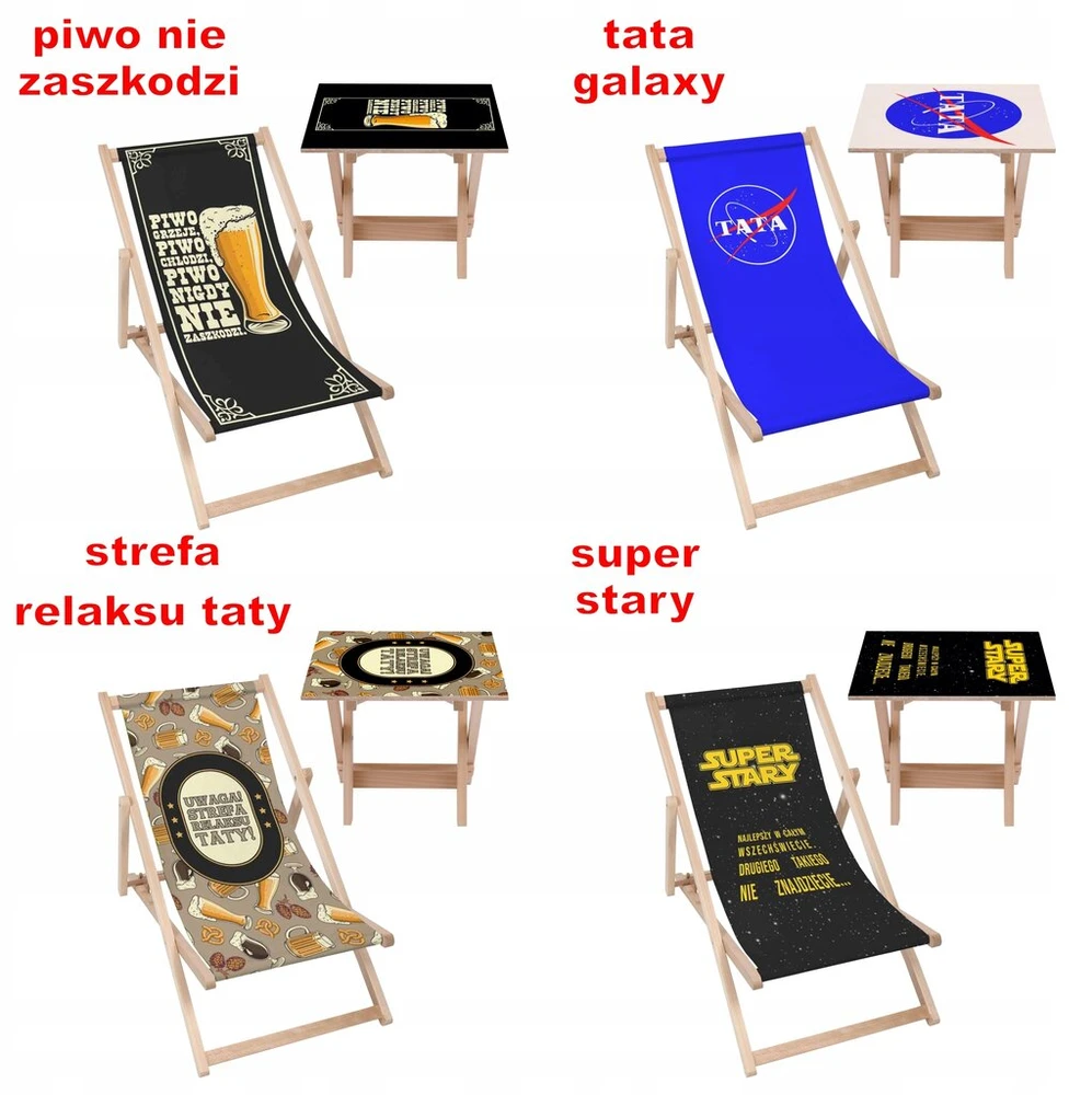 Gultas ir staliuko komplektas Tėvo dienos dovana paplūdimiui Balkono raštų atspaudai