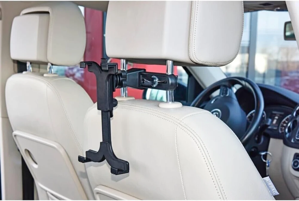 Hama 00108369 automobilinis pasyvus laikiklis juodas - laikikliai (planšetiniams kompiuteriams/umpc, automobiliui, pasyvus laikiklis, juodas, plastikas, tvirtinimas prie automobilio galvos atramos)