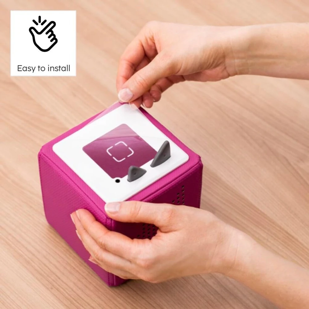 Hama apsauginės plėvelės rinkinys toniebox (2 vnt.) (tiksliai priglundanti lipni plėvelė, skaidri plėvelė paviršiui apsaugoti nuo įbrėžimų, skaidri, 2 lipdukai, atspari vandeniui, blizgi)
