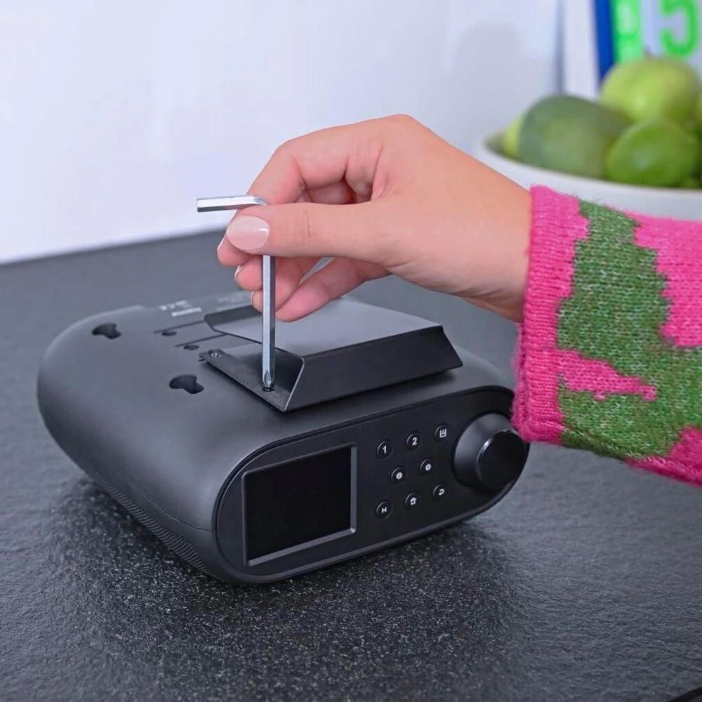 Hama Dir400 skaitmeninis radijas dab+/interneto radijas/bluetooth® rx/programėlė, juodas