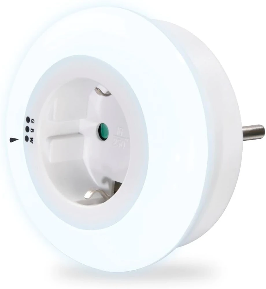 Hama Led naktinė lemputė su lizdu, 3 spalvos, jutiklis