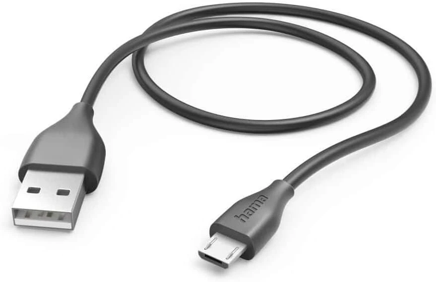 Hama Usb A į Micro Usb įkrovimo laidas, 1.5 m, juodas