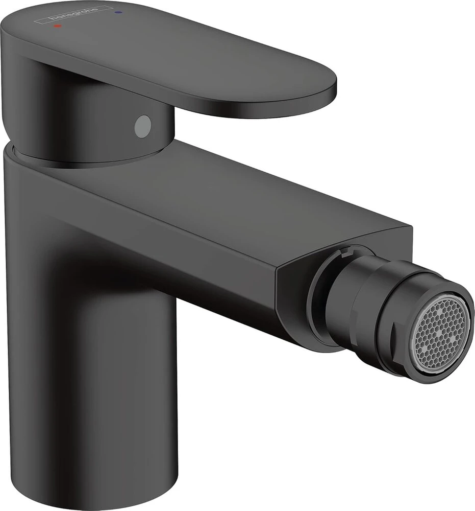Hansgrohe Vernis Blend maišytuvas bidė su ištraukiamu koteliu, matinis juodas
