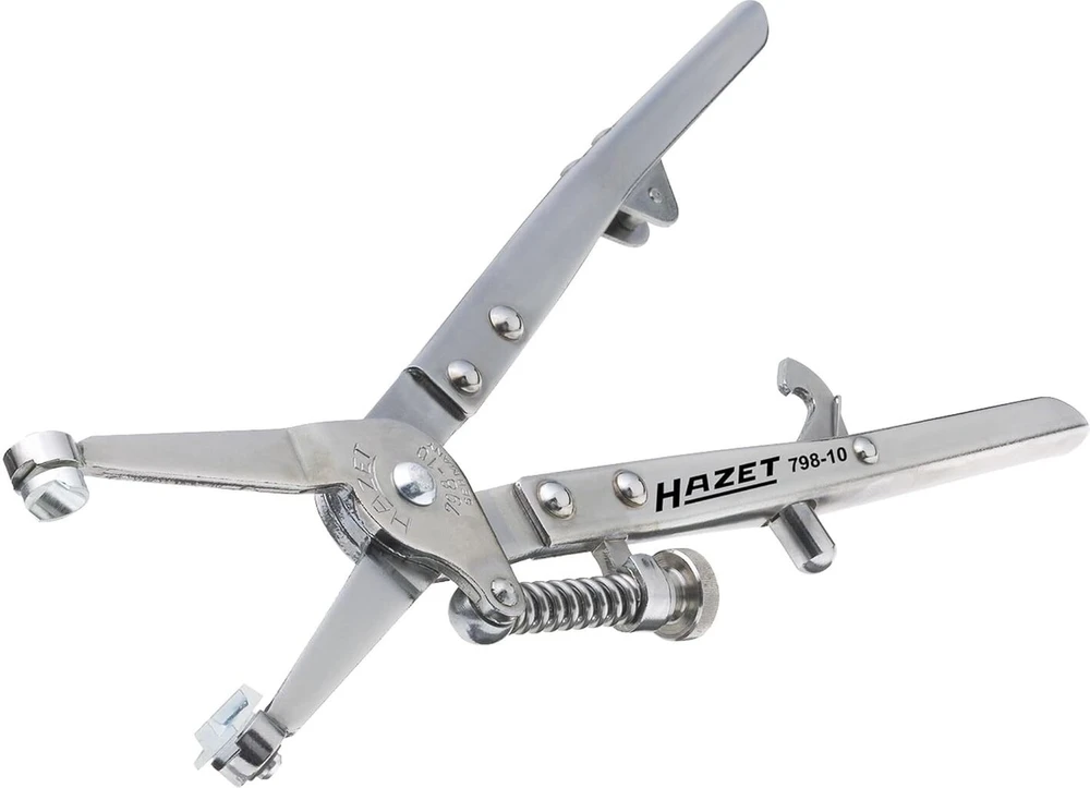 Hazet 798-10 žnyplės žarnų spaustukams, 12,6", sidabrinės