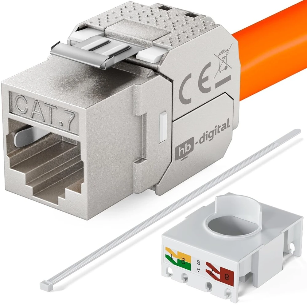 Hb-digital 8 prievadų tinklo paskirstymo skydelis Cat 7 Stp 10 Gbps