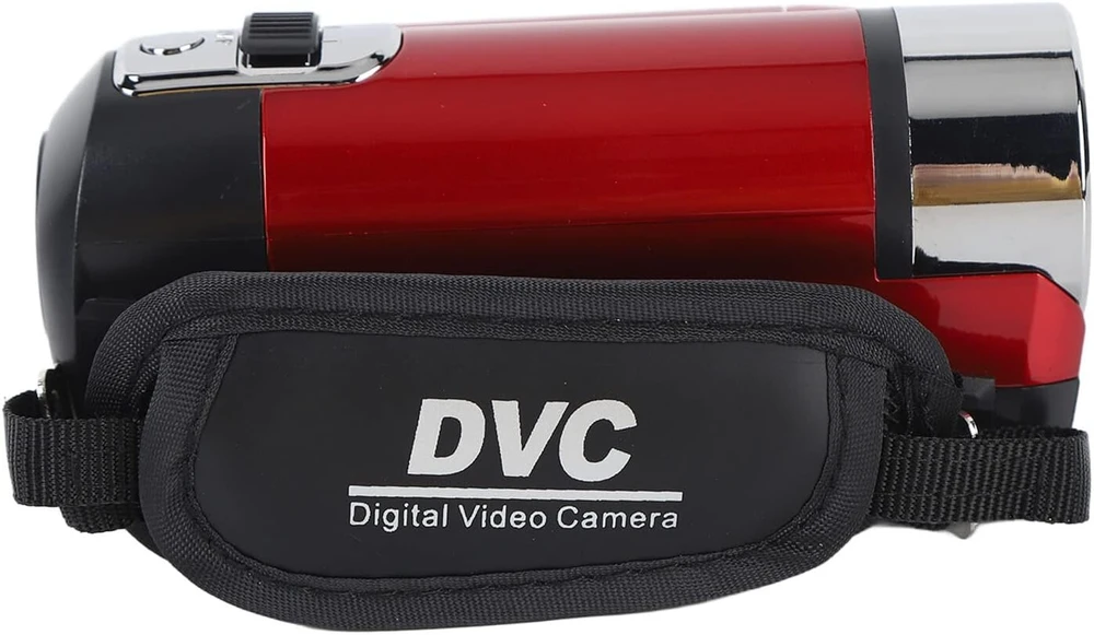 Hd vaizdo kamera, nešiojama 1080p 16mp dv kamera, 2.7 colio tft skaitmeninio priartinimo vaizdo kamera su pasukamu ekranu, 16x skaitmeninio priartinimo kelioninė kamera (raudona)