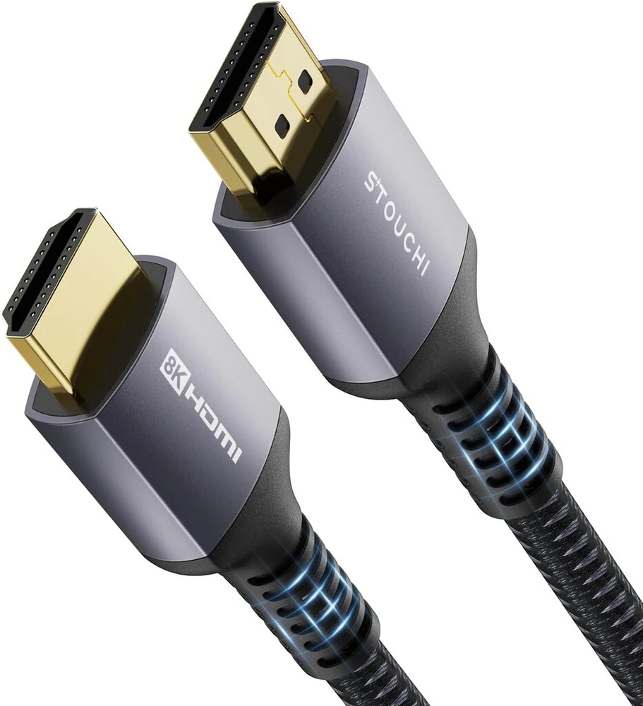 Hdmi 2.1 kabelis 8k 48gbps 2.5m, 8k60hz, 4k144hz, Hdr, Earc