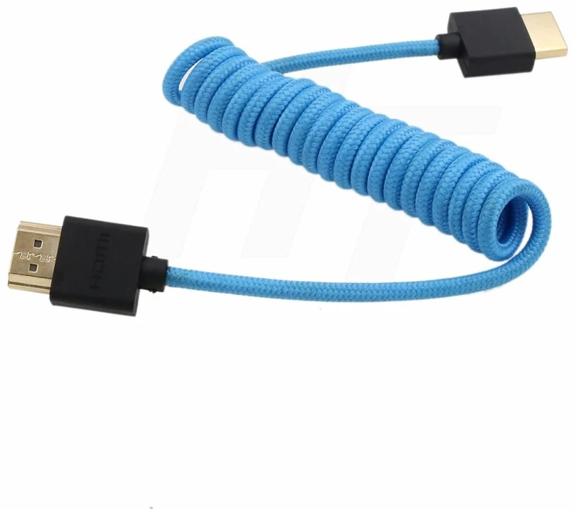 Hdmi 2.1 Kabelis 8k 4k 120hz Ultra Hd Mėlynas pintas