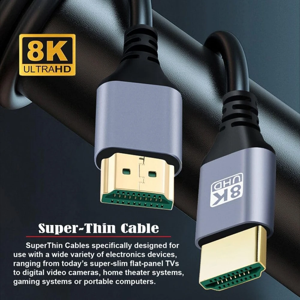 Hdmi 2.1 Kabelis 8k 60hz 4k 120hz 48gbps 3.0m