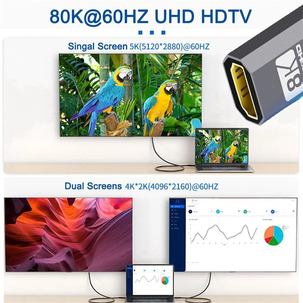 Hdmi 2.1 prailginimo laidas 8k 60hz 4k 120hz 48gbps 1.5m