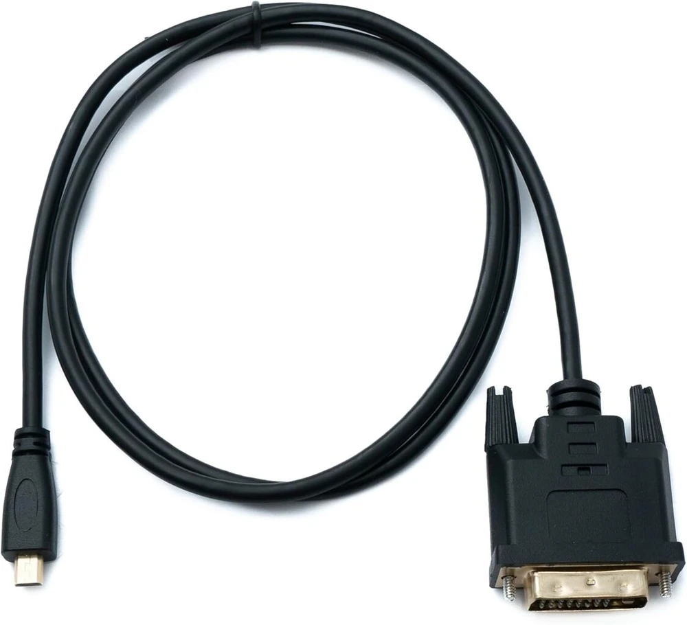 Hdmi į Dvi-d 24+1 kabelis su paneliniu tvirtinimu, 100cm