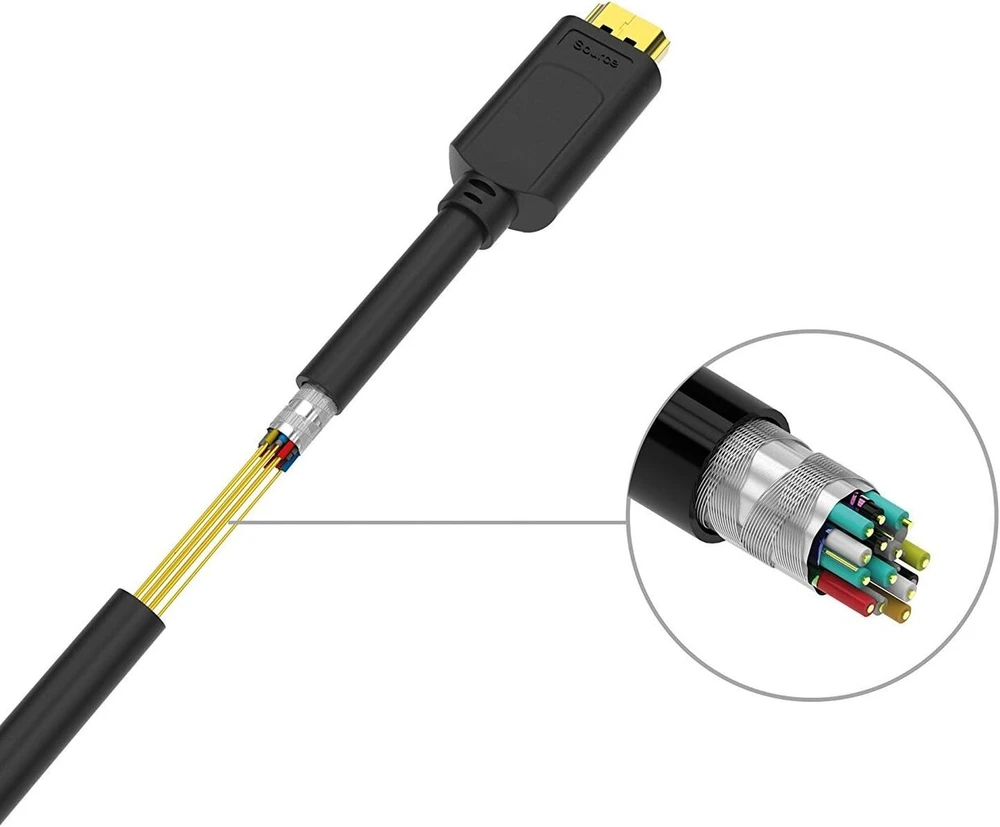 Hdsupply x Hc110 015 hdmi į vga kabelis 1.5 m paauksuotas 1080p juodas