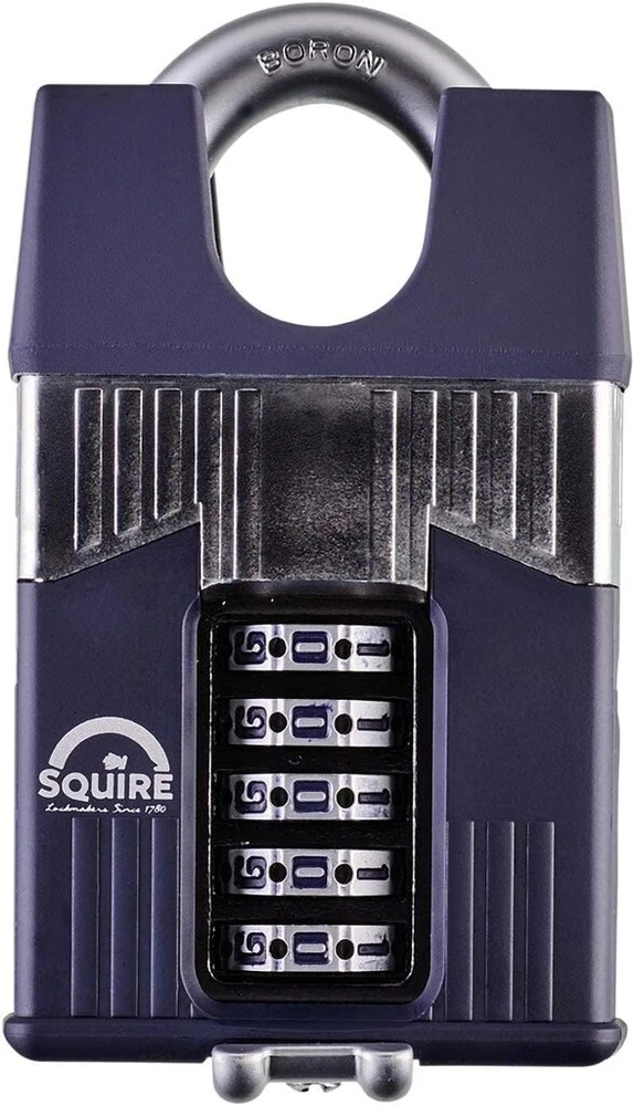 Henry Squire Warrior 5 ratukų uždaro lankelio kombinacinė spyna, 65 mm (ilgis)