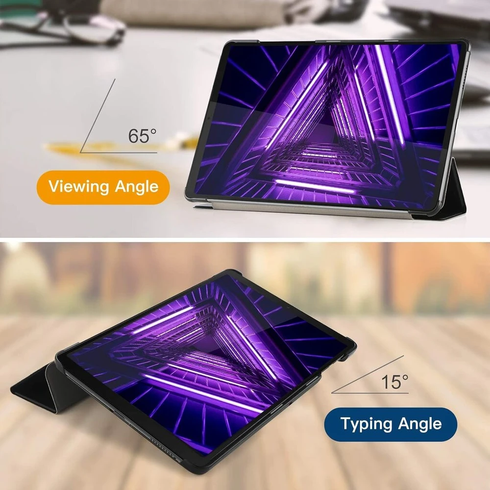 Hianjoo dėklas Lenovo Tab M10 Fhd Plus 10.3, plonas su stoveliu