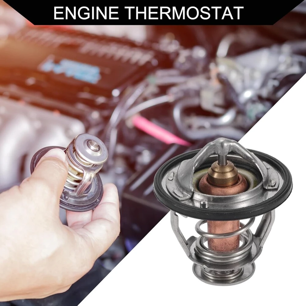 Hihaha automobilio termostatas toyota corolla 1.8l 2000-2019 / vidiniai variklio aušinimo termostatai / tvirtas metalas / 1 vnt. sidabro spalvos
