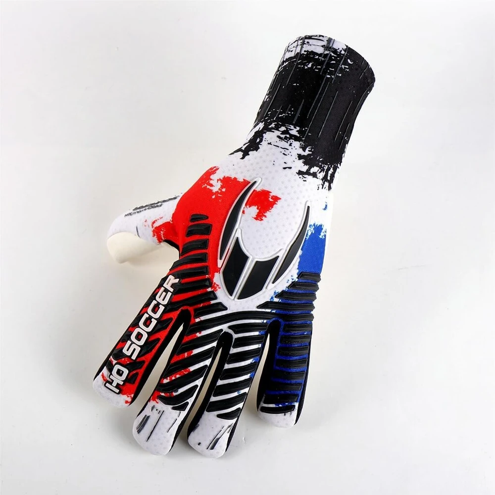 Ho soccer pro evolution squadra negative france unisex suaugusiųjų vartininko pirštinės, mėlyna/balta/raudona, dydis 8