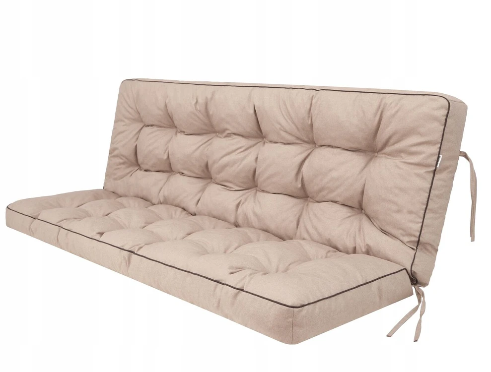 Hobbygarden Sūpynių pagalvė sodo suolui 120 cm storio, vandeniui atspari + 2 Jaśki