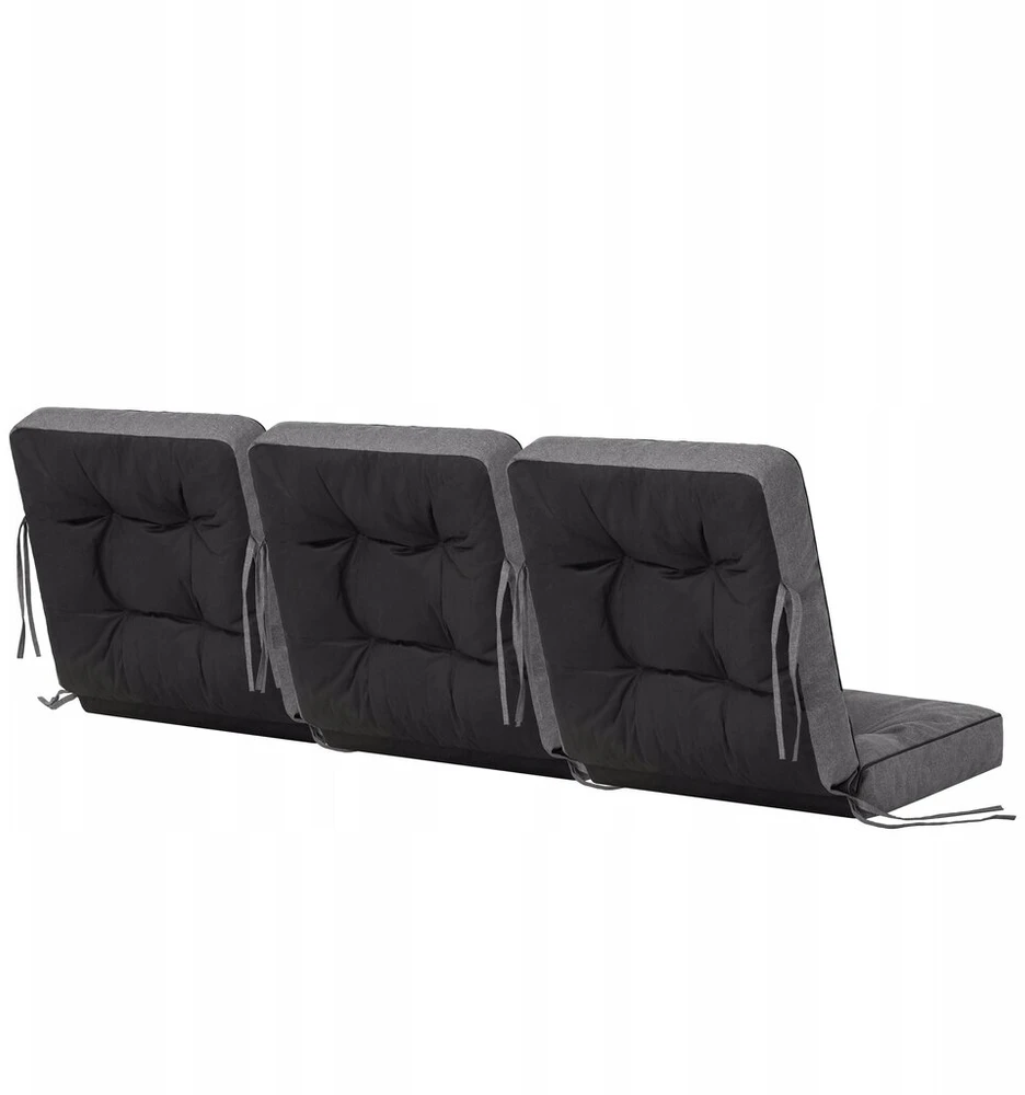 Hobbygarden Sūpynių pagalvėlė sodo suoliukui, 3 dalių komplektas, atspari vandeniui, anti-uv, 150 cm