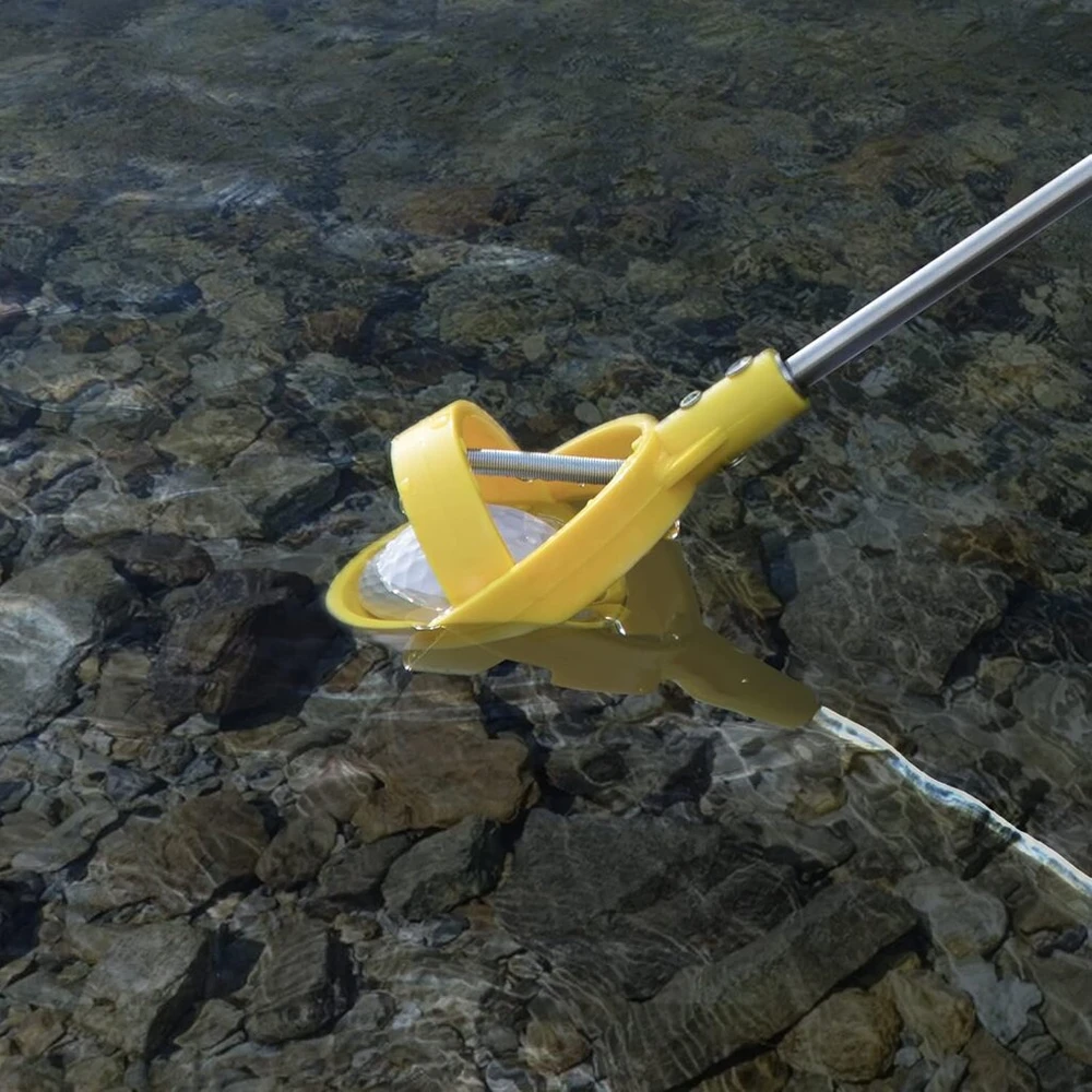 Holemz golfo kamuoliukų rinkiklis automatinis teleskopinis nerūdijančio plieno kamuoliukų rinktuvas griebtuvas užrakinamas semtuvas vandeniui vyrams golfo žaidėjams golfo mėgėjams