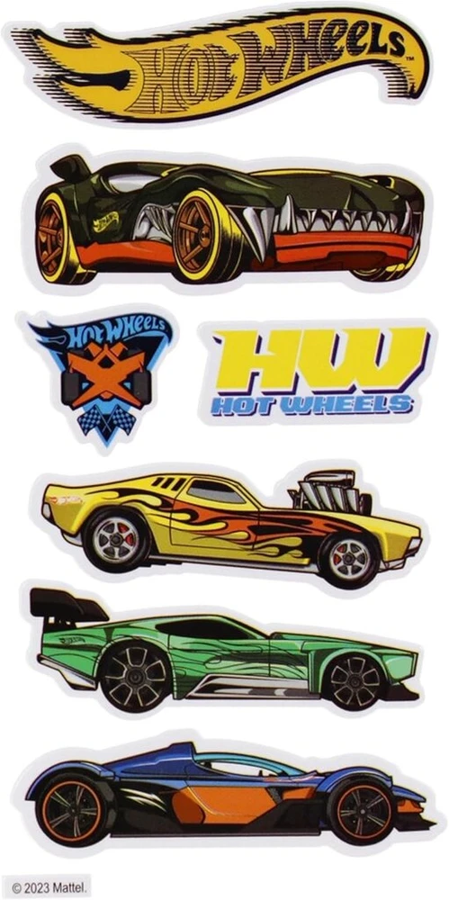 Hot Wheels lipdukų rinkinys vaikams