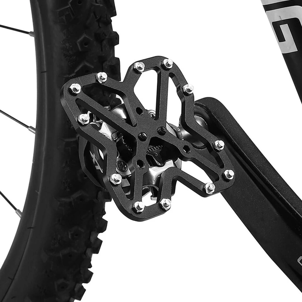 Houson dviračio pedalas, aliuminio lydinio pedalo tvirtinimo adapteris, neslystančios batų plokštelės plento dviračiui, kalnų dviračiui