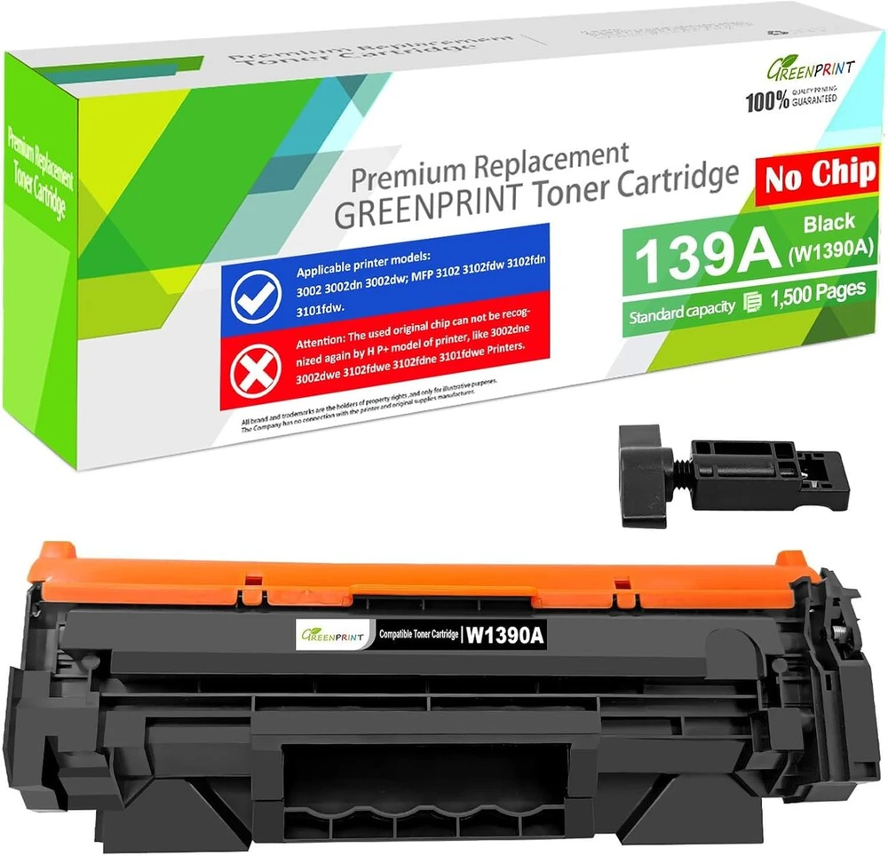 HP 139a W1390a (be mikroschemos su įrankiais) suderinama tonerio kasetė 1500 puslapių juoda spalva, skirta H P 3002dn 3002dw 3102fdw 3102fdn 3101fdw spausdintuvui, negalima naudoti su H P+ spausdintuvais (su e modeliu)