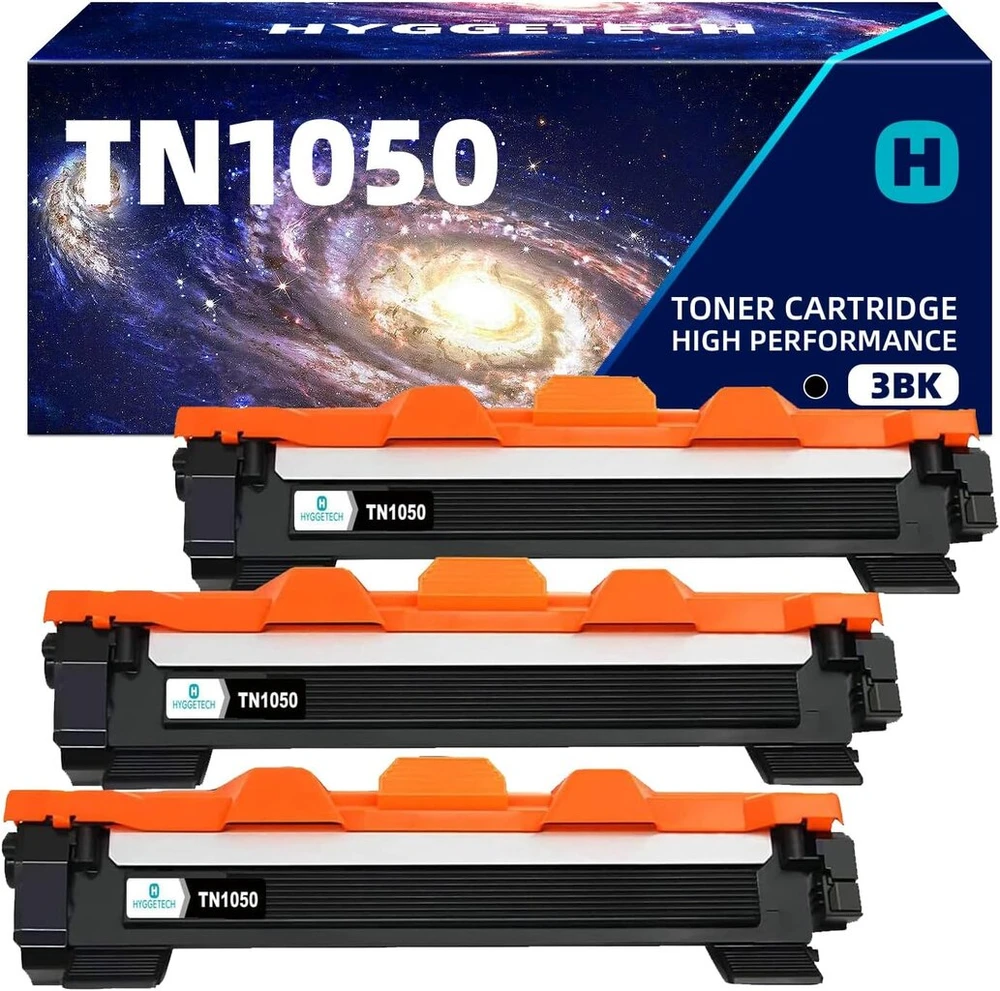 Hyggetech Tn1050 suderinamas tonerio pakaitalas, skirtas Brother Tn1050 3bk Combo Pack, skirtas Brother Dcp-1612w Mfc-1910w Mfc-1810 Dcp-1510 Hl-1112 Hl-1110 Hl-1212w Hl-1210w Dcp-1512