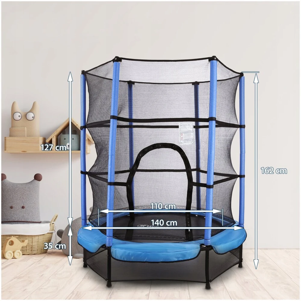 Hyper Motion batutas su tinkleliu, 140 cm, vaikams nuo 3-6 metų