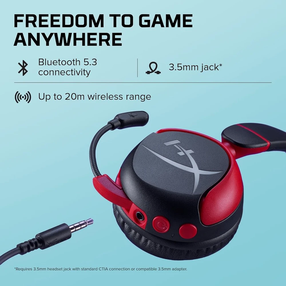 Hyperx Cloudx Stinger 2 Core žaidimų ausinės, skirtos XBOX, lengvos ausinės su mikrofonu, atlenkiamas mikrofono nutildymas, 40 mm tvarkyklė